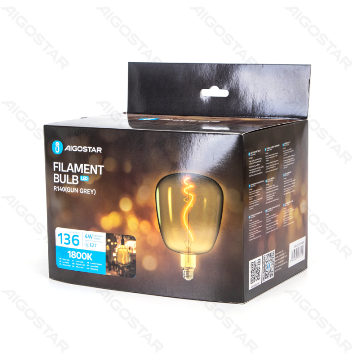 LED Filament Bulb (R140) E27 4W