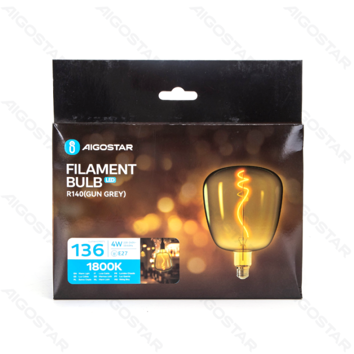 LED Filament Bulb (R140) E27 4W