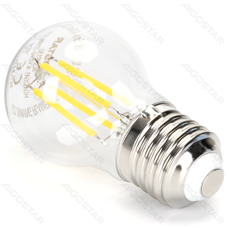LED reguliuojamo ryškumo siūlinė G45 E27 4W 6500K