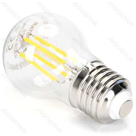 LED reguliuojamo ryškumo siūlinė G45 E27 4W 6500K
