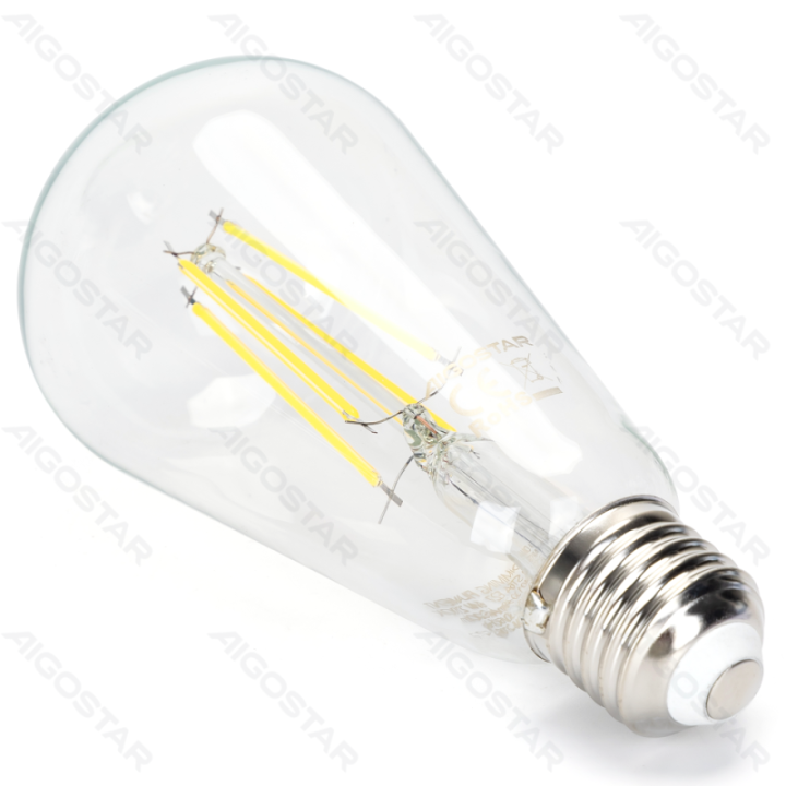 LED dimming filament ST64 E27 6W 6500K