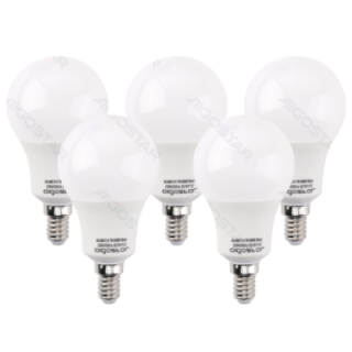 LED A60 E14 7W 6500k 5pcs