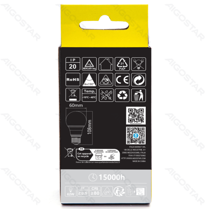 LED A60 E27 9W 4000k