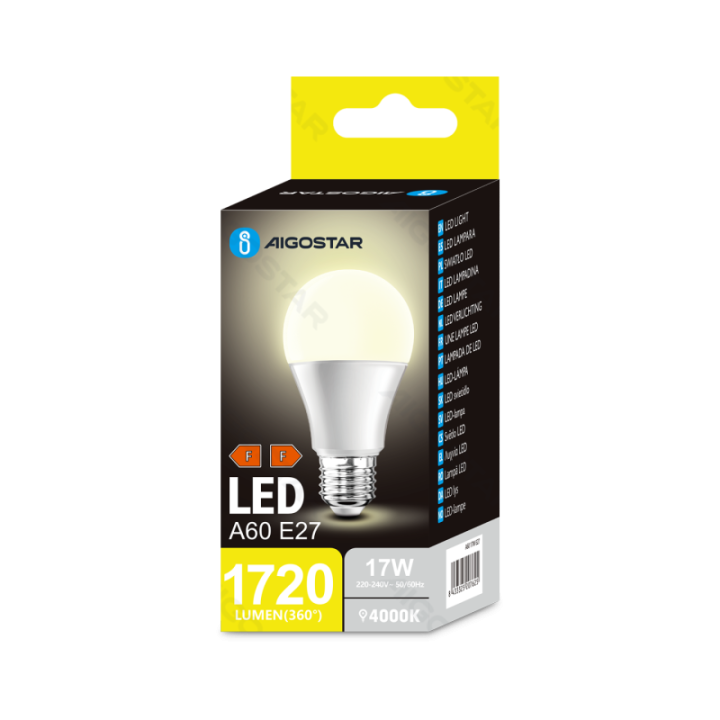 LED A60 E27 17W 4000k