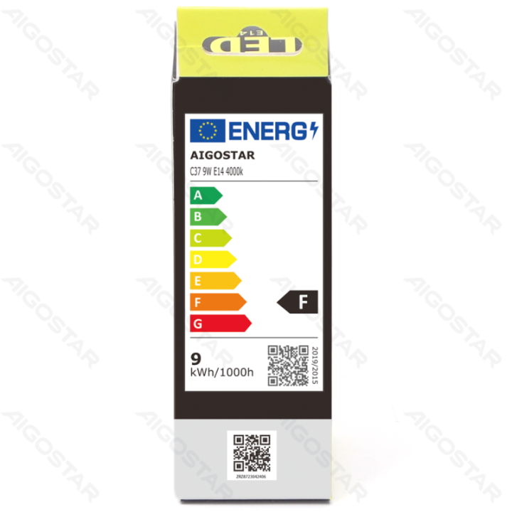 LED C37 E14 9W 4000K