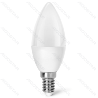 LED C37 E14 4W 6500K