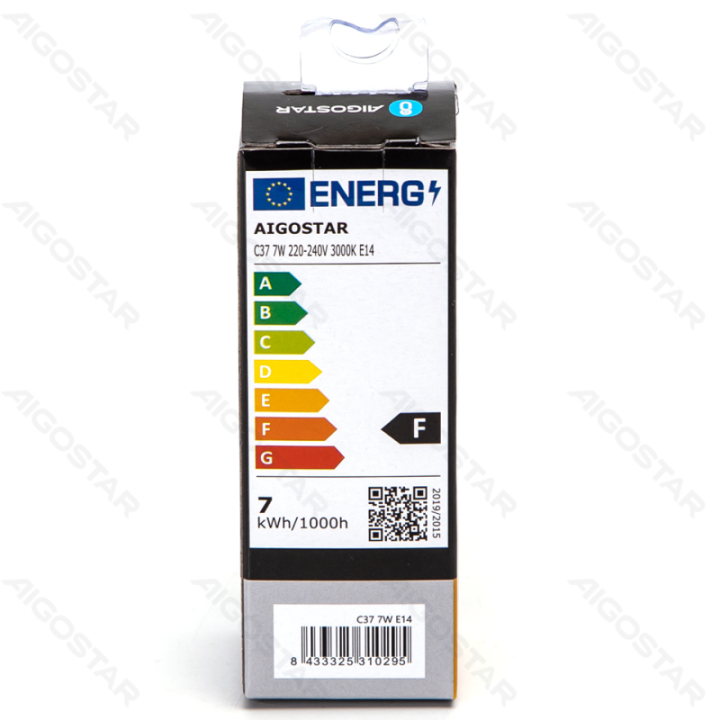 LED C37 E14 7W 3000K