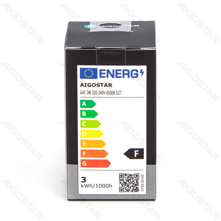 LED G45 E27 3W 6500K