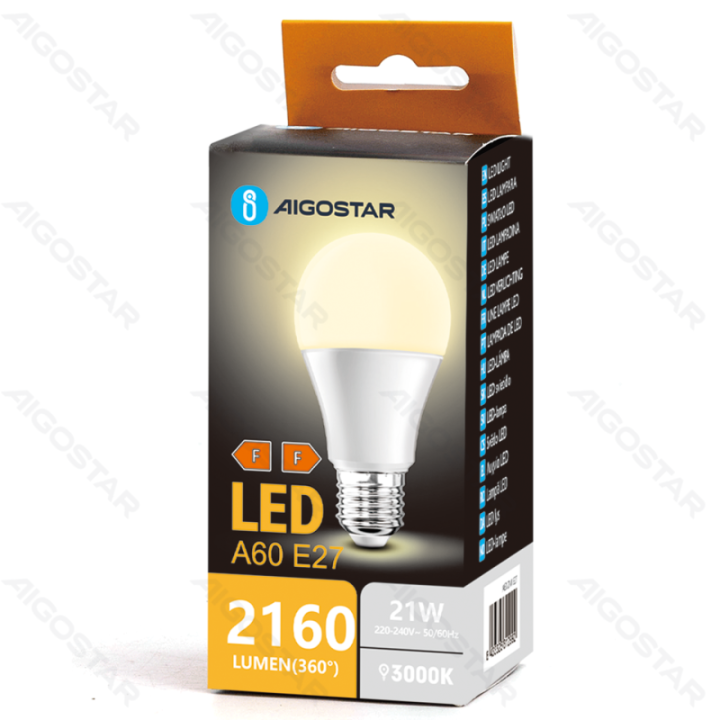 LED A60 E27 21W 3000k