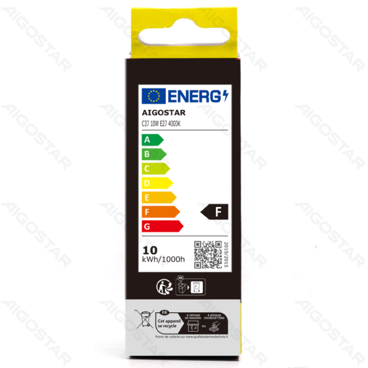 LED C37 E27 10W 4000K