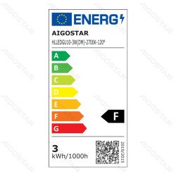 LED GU10 3W 2700K reguliuojamo ryškumo lemputė