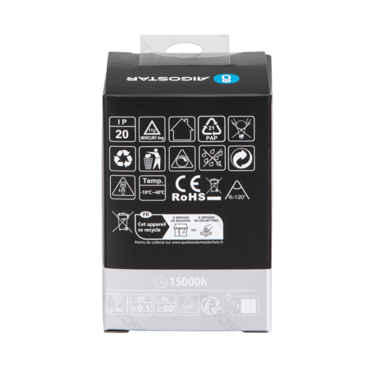 LED GU10 3W 6500K Reguliuojamas lempos gaubtas