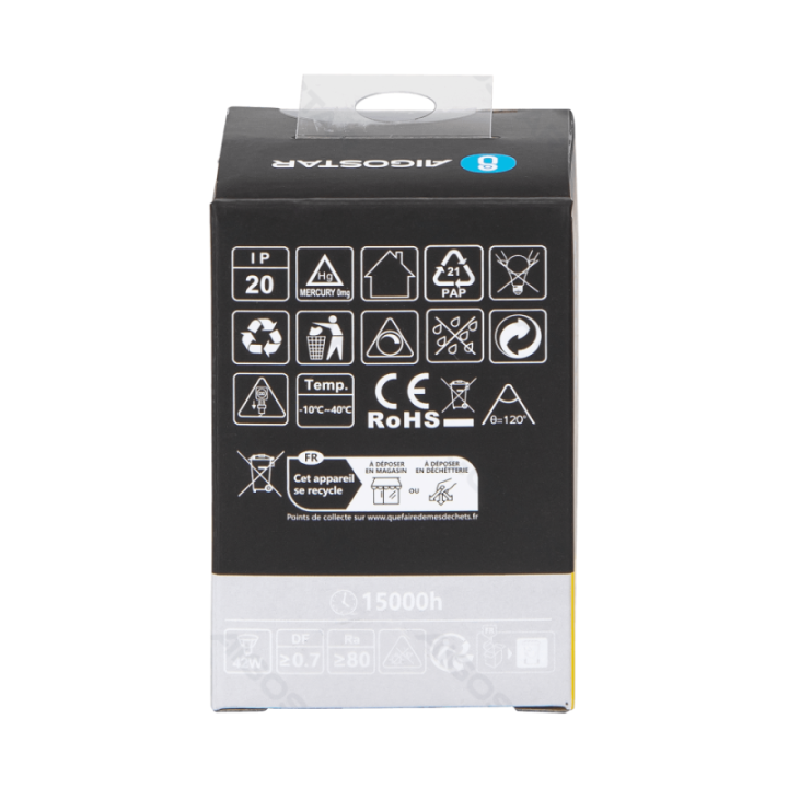 LED GU10 6W 4000K Reguliuojamas lempos gaubtas