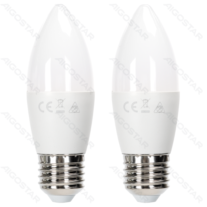 LED lemputė C37 E27 11W 6500K 2 vnt.