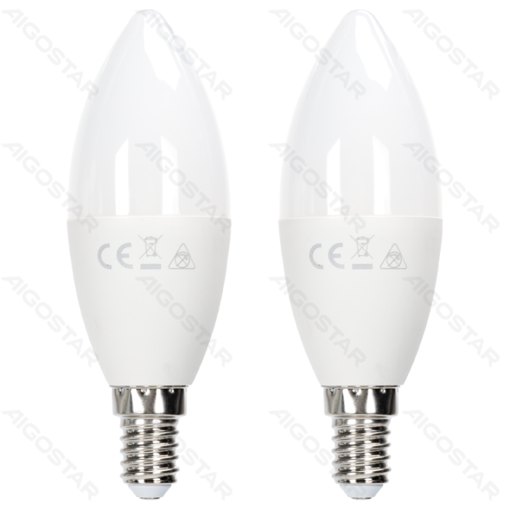 LED bulb C37 12W 4000K 1170lm E14 2pcs