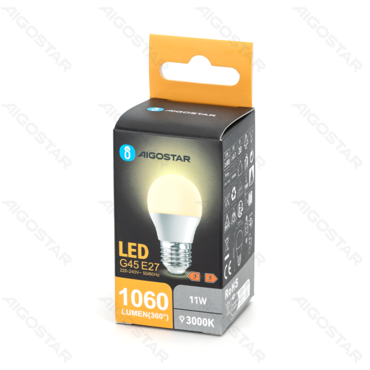 LED bulb G45 11W 3000K 1060lm E27