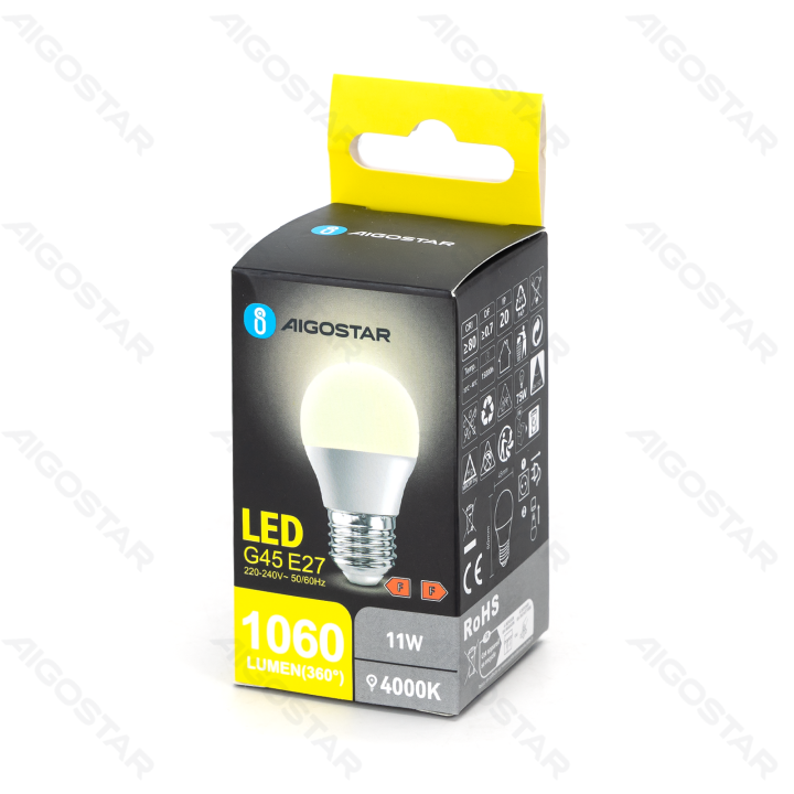 LED lemputė G45 11W 1060lm 4000K E27