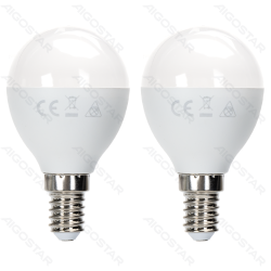 LED lemputė G45 12W 6500K 1170lm E14 2pcs