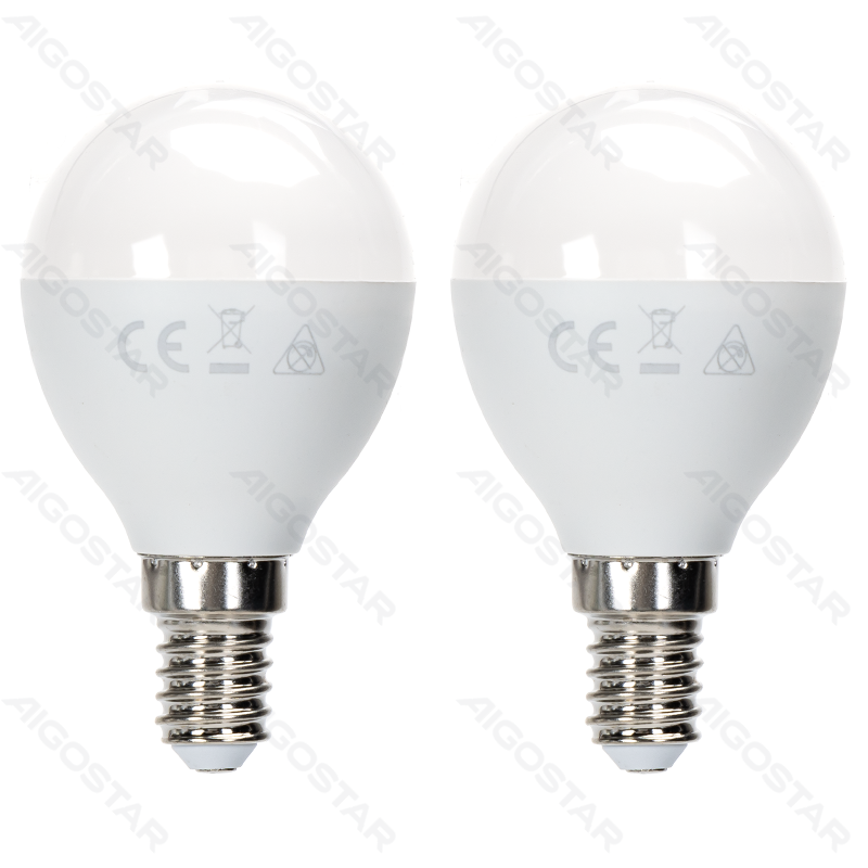 LED lemputė G45 12W 6500K 1170lm E14 2pcs