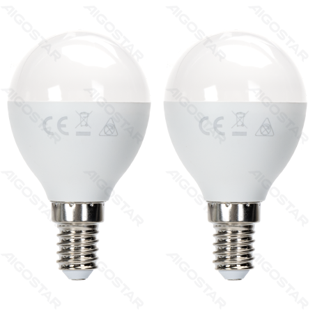 LED lemputė G45 12W 6500K 1170lm E14 2pcs