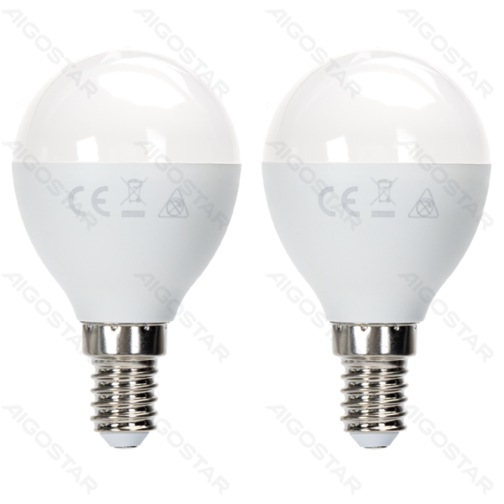 LED lemputė G45 12W 6500K 1170lm E14 2pcs