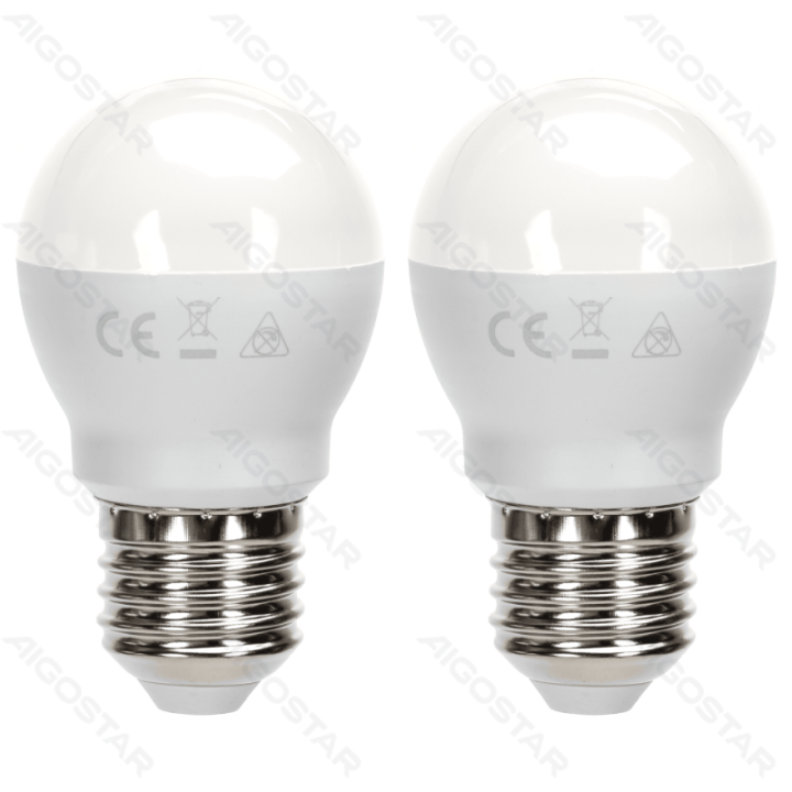 LED bulb G45 12W 4000K 1170lm E27 2pcs
