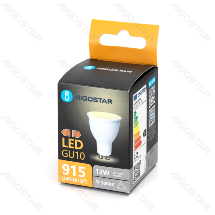LED GU10 12W 915lm 3000K