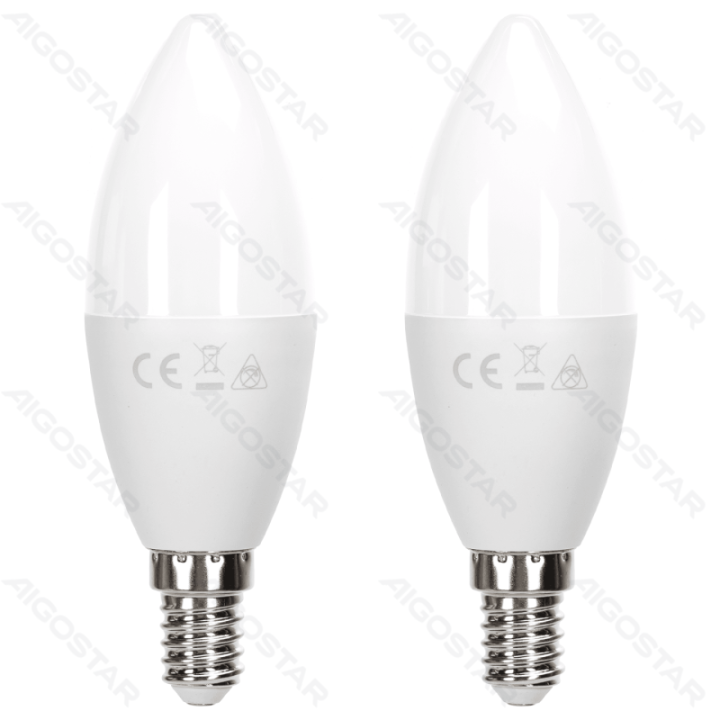 LED C37 E14 11W 6500K 2pcs