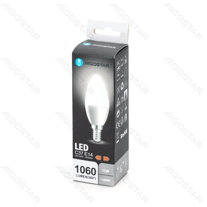 LED bulb C37 11W 6500K 1060lm E14