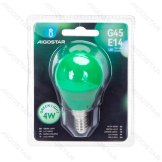 LED G45 Globe Bulb-E14-4W-Green light