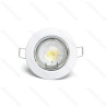 LED reguliuojamo kampo prožektorius 4.5W 4000K (išpjova: 65mm) 3 vnt.