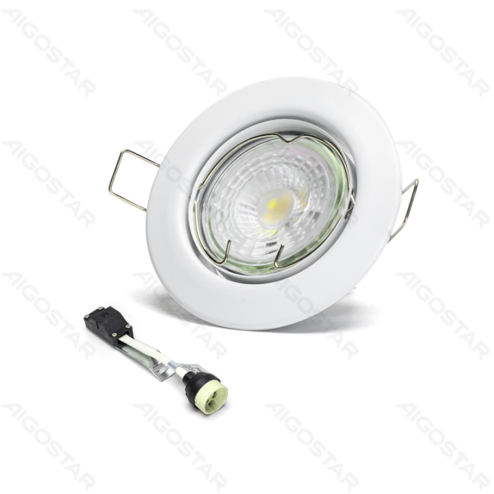 LED Adjustable Angle Spotlight 4.5W 6500K (cutout: 65mm) 3PCS