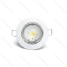 LED reguliuojamo kampo prožektorius 4.5W 6500K (išpjova: 65mm) 3 vnt.