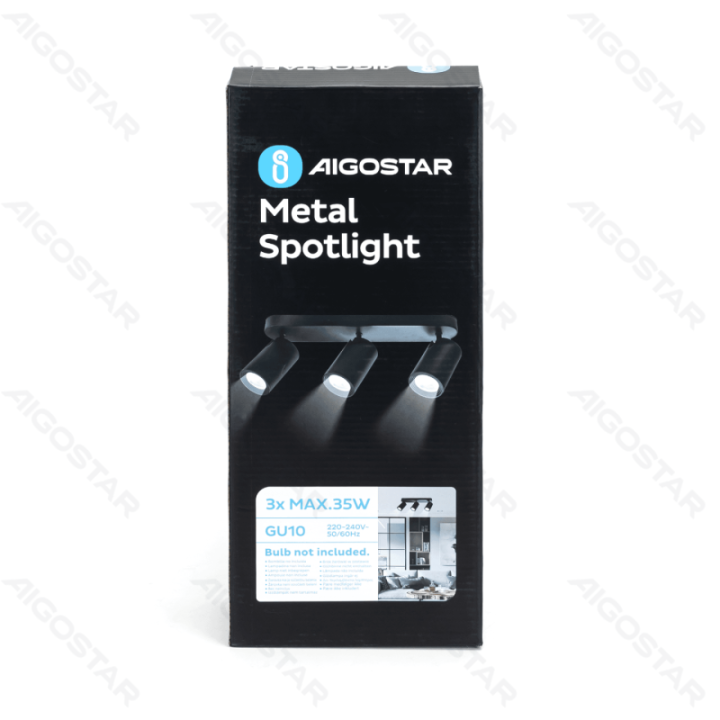 2 krypčių reguliuojamo kampo metalinis taškinis šviestuvas