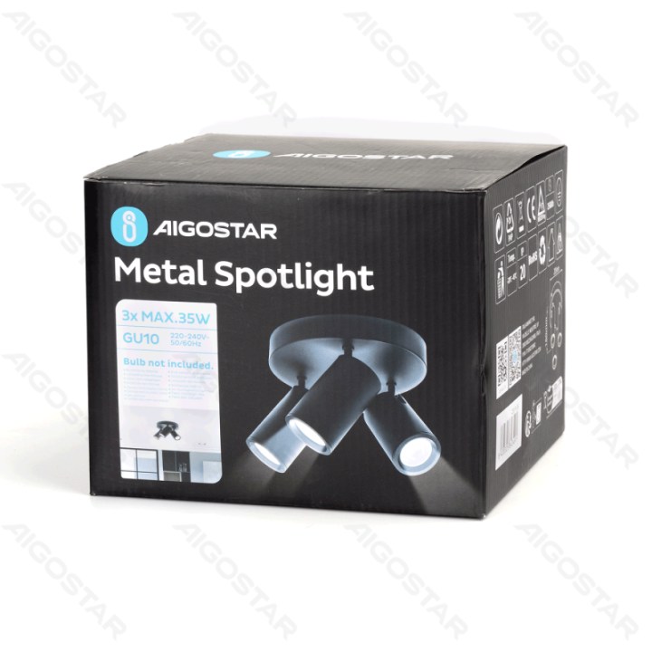 2-way Adjustable Angle Metal Spotlight