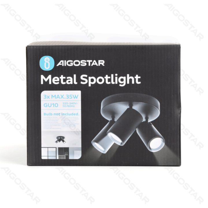2-way Adjustable Angle Metal Spotlight