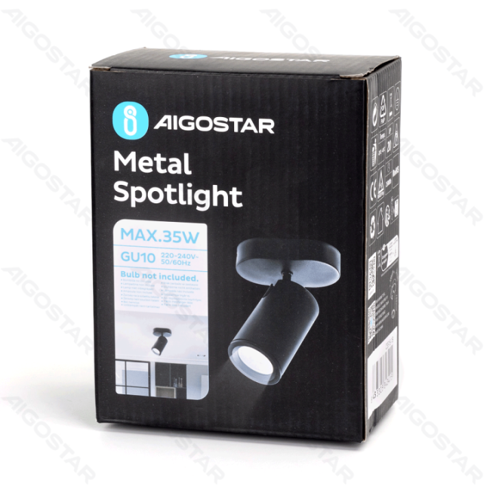 1-way reguliuojamo kampo metalinis prožektorius