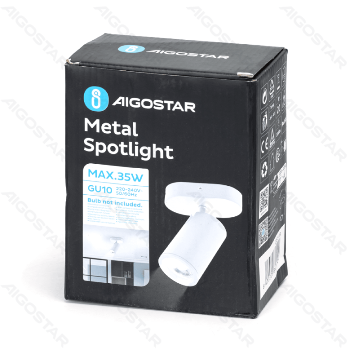 1-way Adjustable Angle Metal Spotlight