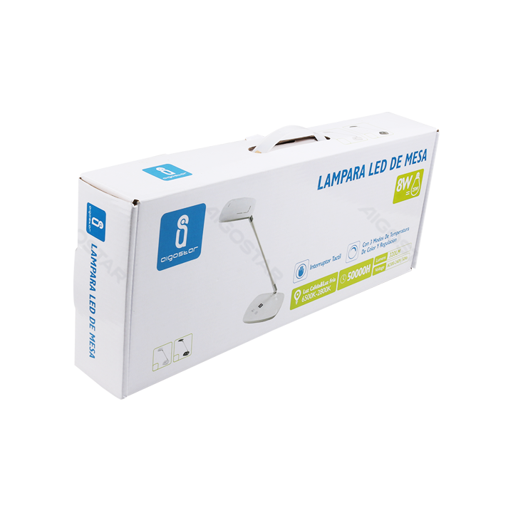 LED Dimmable Table Lamp White 5W 2800-6500K