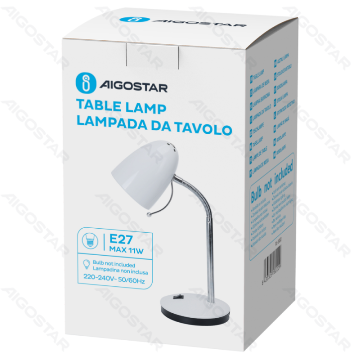 Table Lamp (Without Light Source ) White E27