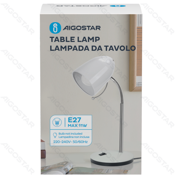 Table Lamp (Without Light Source ) White E27