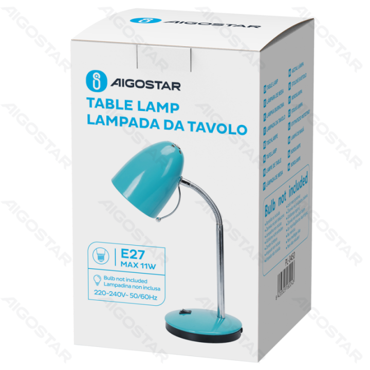 Table Lamp (Without Light Source ) Blue E27