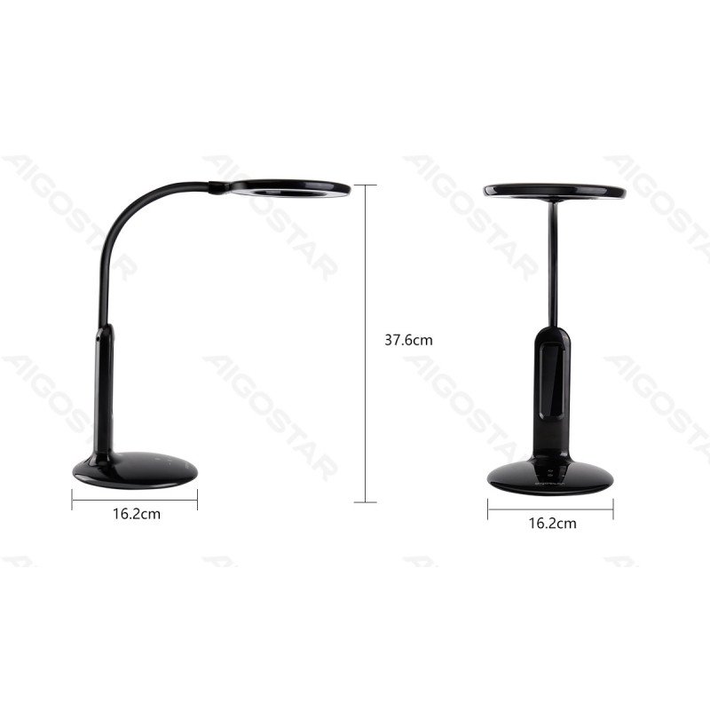 LED Multifunctional Table Lamp Black 7W 2700-6500K