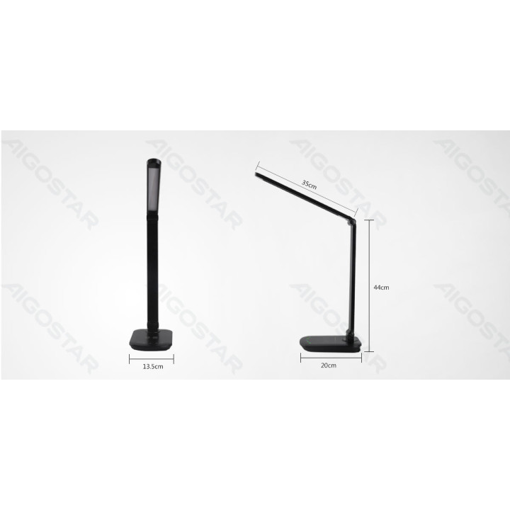 LED Wireless Rechargeable Table Lamp Black 8W 2700-6500K