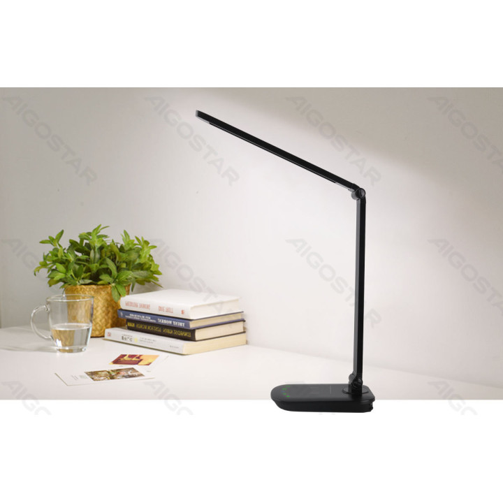 LED Wireless Rechargeable Table Lamp Black 8W 2700-6500K