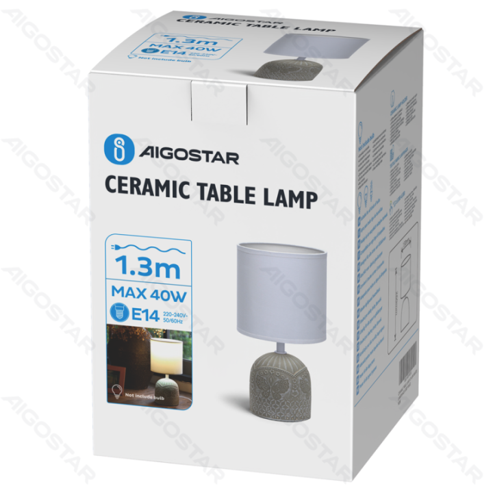 Ceramic Table Lamp (Without Light Source) E14