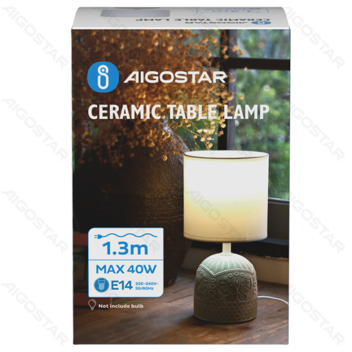 Ceramic Table Lamp (Without Light Source) E14