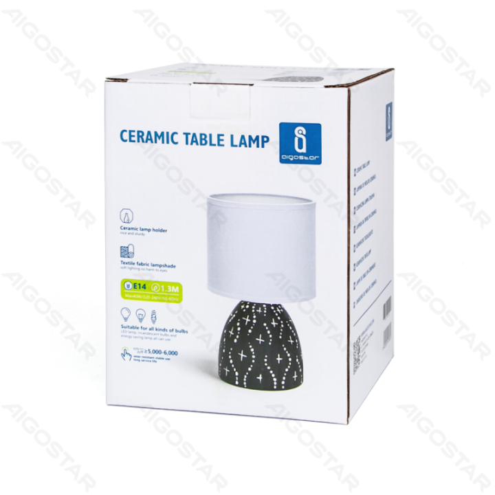 Ceramic Table Lamp (Without Light Source) E14