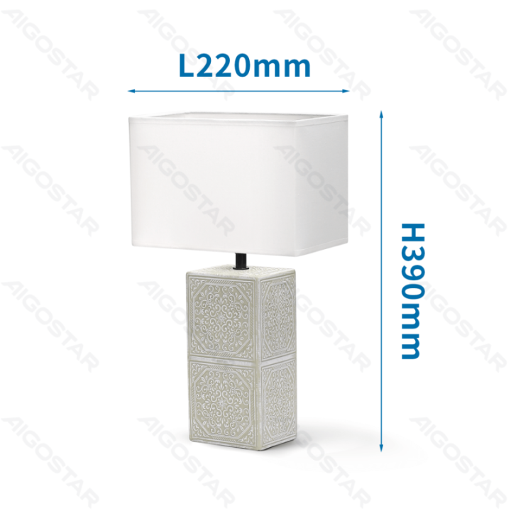Ceramic Table Lamp (Without Light Source) E14