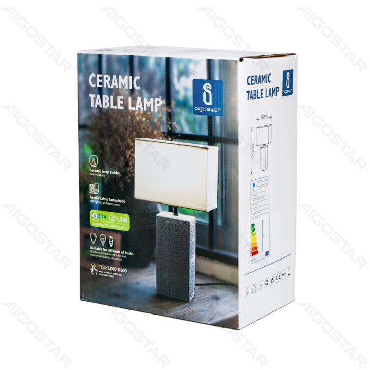 Keraminė stalinė lempa (Be šviesos šaltinio) E14